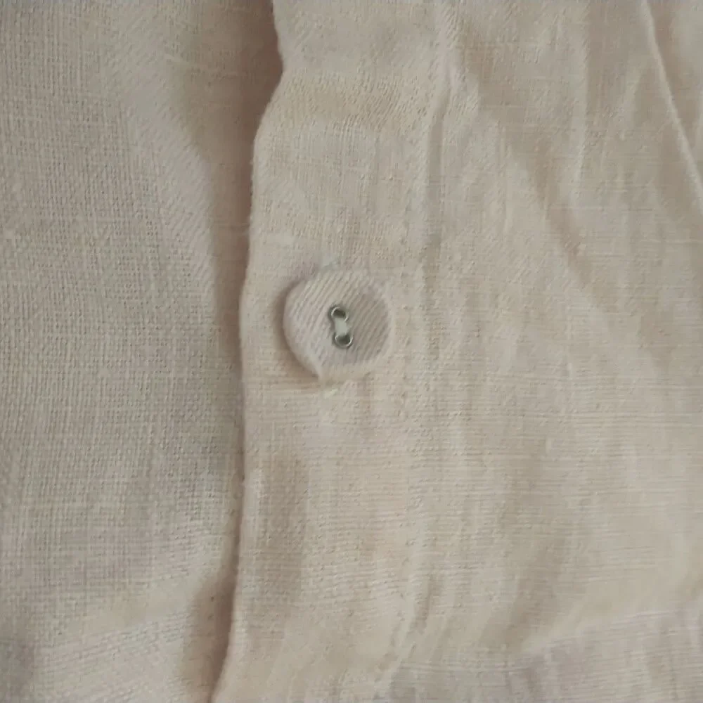 IKEA AINA Pillow Case Cushion Cover 100% Linen Pink Square 24x24